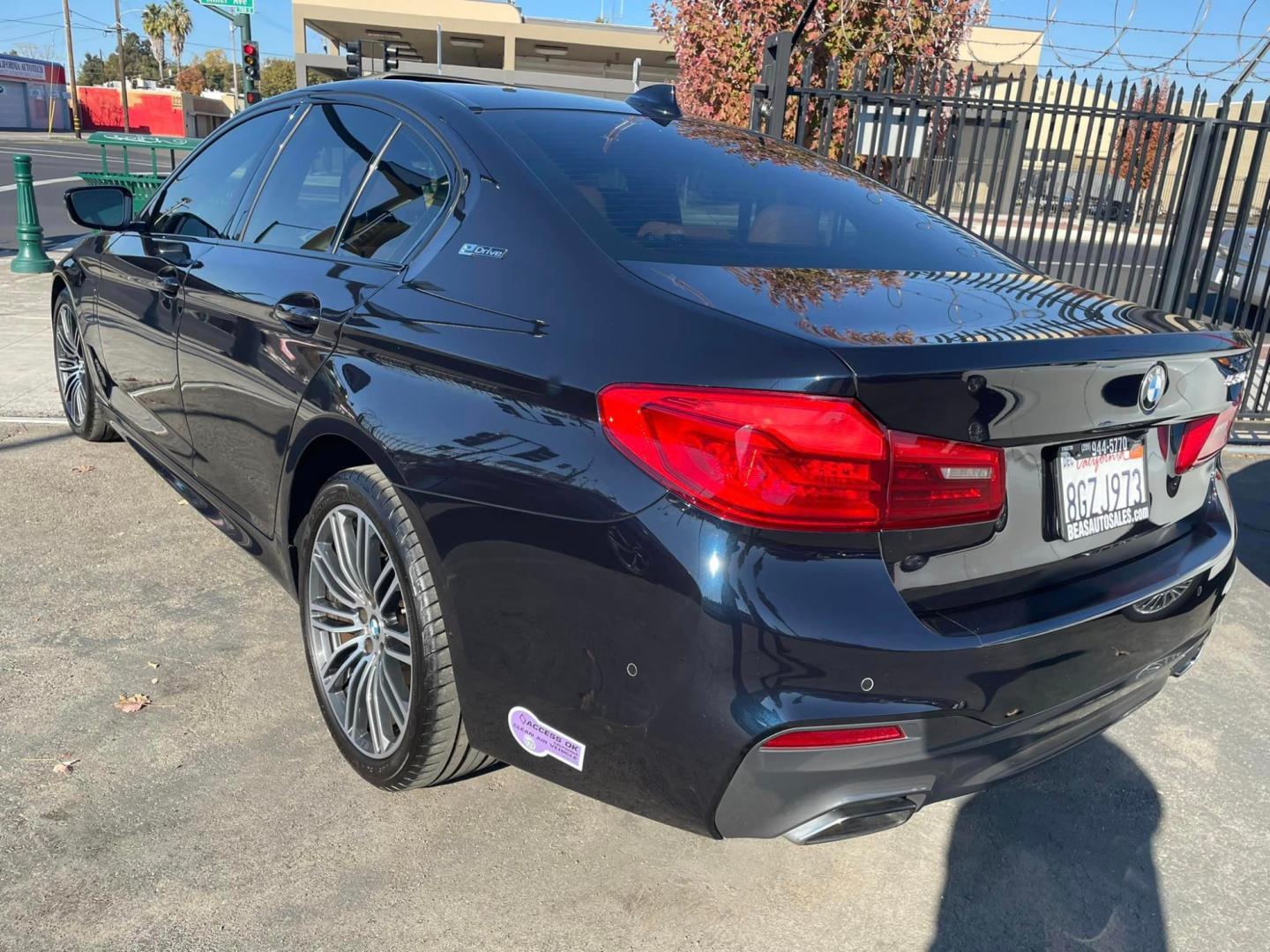 2019 Blue BMW 5-Series (WBAJA9C53KB) , located at 744 E Miner Ave, Stockton, CA, 95202, (209) 944-5770, 37.956863, -121.282082 - PLUS TAXES AND FEES - Photo#11